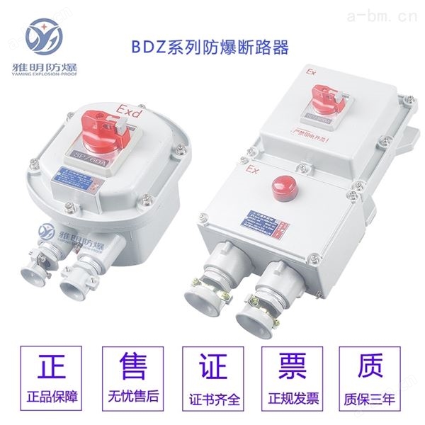 BDZ-100A/3P防爆断路器 100A/4P漏电开关